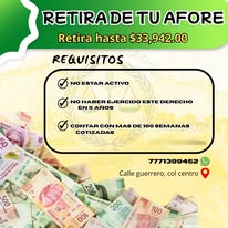 Promoción retiro de AFORE