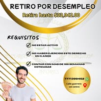 Promoción retiro por desempleo